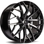 Statusfälgar SV-C Black Front Polished 7x16 jako:4x100 et:38