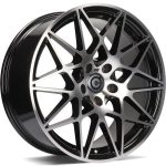 Statusfälgar Crazy Black Front Polished 8.5x18 jako:5x120 et:35