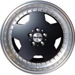 Nano Nano 5852 Matte black machined lip 8x18 jako:5x112 et:30