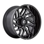 Statusfälgar D807 HURRICANE GLOSS BLACK MILLED 10x20 jako:8x180 et:-18