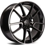 Statusfälgar Excellent Black Front Polished 8.5x19 jako:5x112 et:45