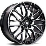 Statusfälgar SV-P Black Front Polished 8.5x19 jako:5x112 et:30