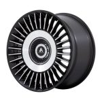 Statusfälgar ABL-40 TIARA SATIN BLACK BRIGHT MACH FACE 10.5x22 jako:5x115/120 et:18