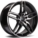 Statusfälgar Way Black Front Polished 9x19 jako:5x112 et:45