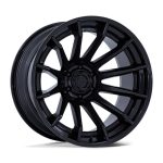 Statusfälgar FC403 BURN MATTE BLACK W/ GLOSS BLACK LIP 10x22 jako:6x135 et:-18