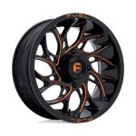 Statusfälgar D780 RUNNER UTV GLOSS BLACK MILLED ORANGE 7x20 jako:4x137 et:13