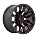 Statusfälgar D823 FLAME GLOSS BLACK MILLED W/ CANDY RED 9x20 jako:6x139,7 et:20