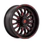 Statusfälgar D822 ARC UTV GLOSS BLACK MILLED RED 7x20 jako:4x156 et:13