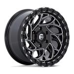 Statusfälgar D840 RUNNER OR GLOSS BLACK MILLED 9x18 jako:5x127 et:1
