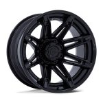 Statusfälgar FC401 BRAWL MATTE BLACK W/ GLOSS BLACK LIP 10x20 jako:6x139,7 et:-18