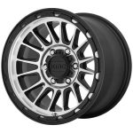 Statusfälgar KM542 IMPACT SATIN BLACK MACHINED 8x17 jako:5x108 et:38