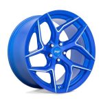 Statusfälgar M268 TORSION ANODIZED BLUE MILLED 9x20 jako:5x112 et:25