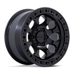 Statusfälgar KM550 RIOT SBL SATIN BLACK 9x17 jako:6x139,7 et:-12