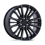 Statusfälgar PR223 GLOSS BLACK MILLED 10x26 jako:6x139,7 et:28
