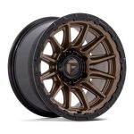 Statusfälgar FC866 PISTON MATTE BRONZE W/ GLOSS BLACK LIP 10x22 jako:5x127 et:-18