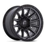 Statusfälgar FC866 PISTON MATTE GUNMETAL W/ GLOSS BLACK LIP 9x20 jako:6x135 et:1