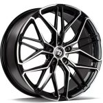 Statusfälgar SCF-J Black Front Polished 8x18 jako:5x112 et:35