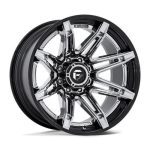 Statusfälgar FC401 BRAWL CHROME W/ GLOSS BLACK LIP 12x24 jako:8x165,1 et:-44