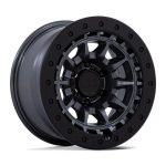 Statusfälgar BR016 TUSK MATTE GUNMETAL 8.5x17 jako:6x139,7 et:-10