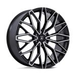 Statusfälgar AB050 MOGUL 6 GLOSS BLACK W/ MACHINED FACE 9.5x22 jako:6x139,7 et:25