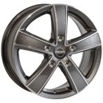 Statusfälgar Hercules 5 Anthracite grey front polished 6.5x16 jako:5x118 et:61