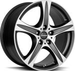 RONAL R55 SUV Matt Black Front Cut 8.5x18 jako:5x112 et:55
