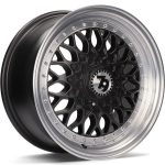 Statusfälgar SV-E Matt Black Front Polished Lip Polished 7x15 jako:4x100/114,3 et:30