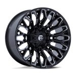 Statusfälgar FC865 STRIKE GLOSS BLACK MILLED 12x22 jako:8x170 et:-44