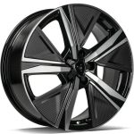 Statusfälgar MUSKETEER Black Front Polished 7.5x18 jako:5x108 et:44