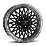 BORBET B black rim polished 8.5x19 jako:5x112 et:45