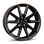 BORBET LX18 black matt rim copper 8x18 jako:5x112 et:40