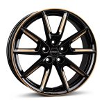 BORBET LX18 Black Glossy gold spoke rim 8x18 jako:5x112 et:44