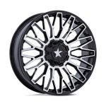 Statusfälgar M50 CLUBBER GLOSS BLACK MACHINED 7x24 jako:5x114,3 et:0