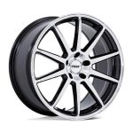 Statusfälgar TW004 CANARD GLOSS BLACK W/ MACHINED FACE 10.5x20 jako:5x114,3 et:40