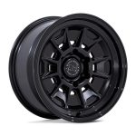 Statusfälgar BR021 MONDO MATTE BLACK W/ GLOSS BLACK LIP 9x17 jako:6x139,7 et:-38