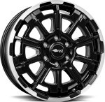 BROCK B45 Black Full Polish 7x17 jako:5x112 et:51