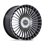 Statusfälgar NC282 SERENE GLOSS BLACK W/ MACHINED FACE 10x24 jako:5x130 et:20