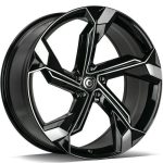 Statusfälgar SUPERSTAR Black Front Polished 9x20 jako:5x112 et:30