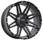 Statusfälgar D88 Flatblack milled rivets 8.5x20 jako:5x118/130 et:48