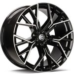 Statusfälgar Fast Black Front Polished 9.5x20 jako:5x112 et:35