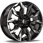 Statusfälgar Grand Black Front Polished 8x18 jako:5x120 et:30