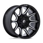 Statusfälgar FC880 SUPER C GLOSS BLACK MILLED 10x20 jako:6x135/139,7 et:-18