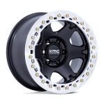 Statusfälgar KM238 VI BEADLOCK SATIN BLACK W/ MACHINED RING 9x17 jako:6x139,7 et:-12