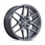 Statusfälgar NC281 RISE ANTHRACITE W/ MACHINED FACE 9.5x22 jako:5x120 et:30