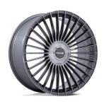 Statusfälgar NC282 SERENE GLOSS TITANIUM BRUSHED 9x22 jako:5x108/114,3 et:38