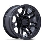 Statusfälgar PA204 ROUGHNECK MATTE BLACK 8.5x17 jako:6x139,7 et:0
