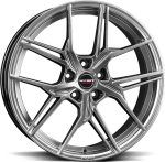 BORBET QX Hyper Black Silver 8x19 jako:5x112 et:49