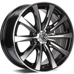 Statusfälgar Raven Black Front Polished 6x14 jako:4x100/98 et:35