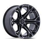 Statusfälgar FC886 HAMMERHEAD GLOSS BLACK DARK TINTED CLEAR 9x20 jako:6x135 et:20