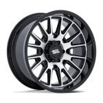Statusfälgar MO814 TEKTON GLOSS BLACK W/ MACHINED FACE 10x20 jako:6x135 et:-18